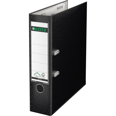 Ordner Leitz 1010 Plastik A4 80mm schwarz  