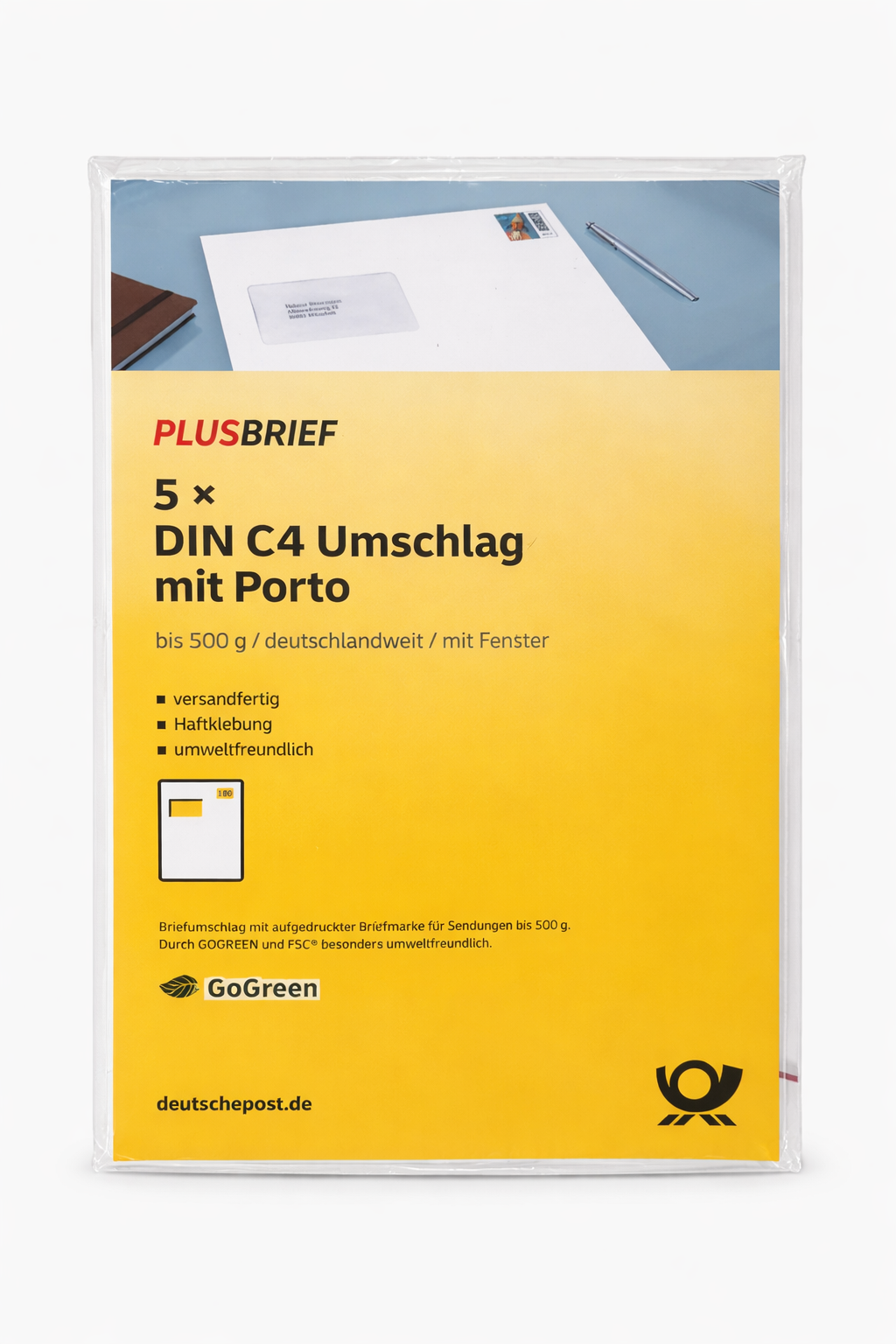 Plusbrief C4 mF hk 5er Set 1,80 EUR 