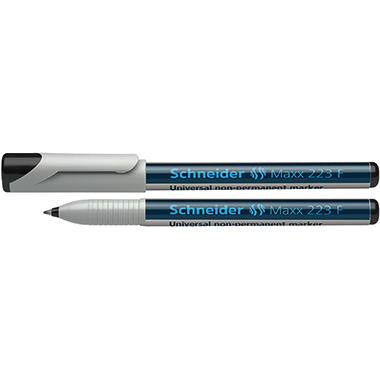 OHP-Marker Schneider Maxx 223 F nonp. sw Non Permanent, Schwarz
