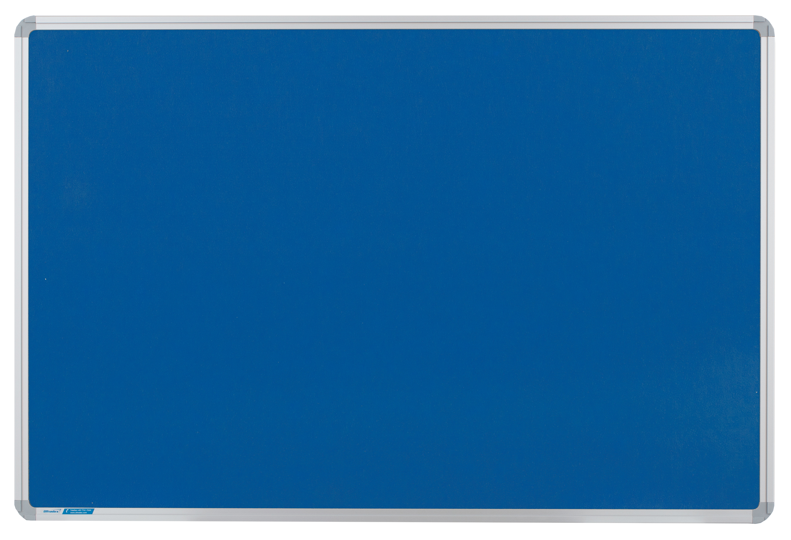 Stellwandtafel Ultradex 7435 200x120cm Blau, Beidseitig Filz, Pinnbar