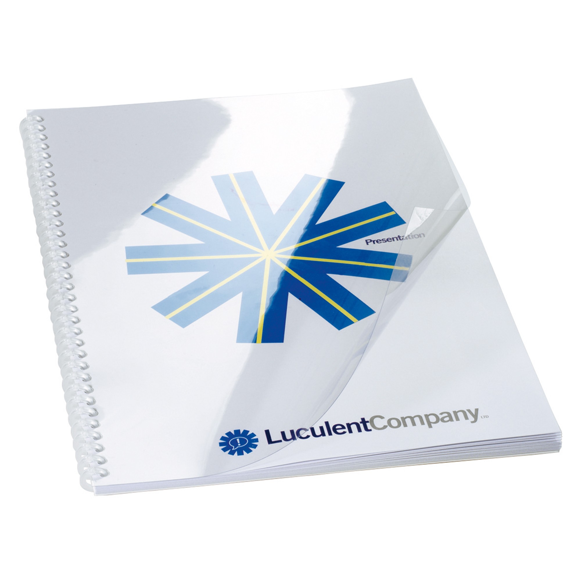 Deckblatt Folie A4 0,20mm PVC transp. 