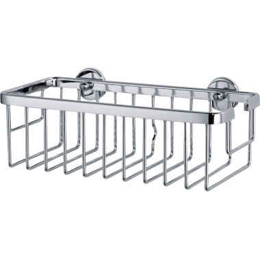 Ablagekorb Tesa Aluxx 40201 M silber It Klebebefestigung, Viereckig,