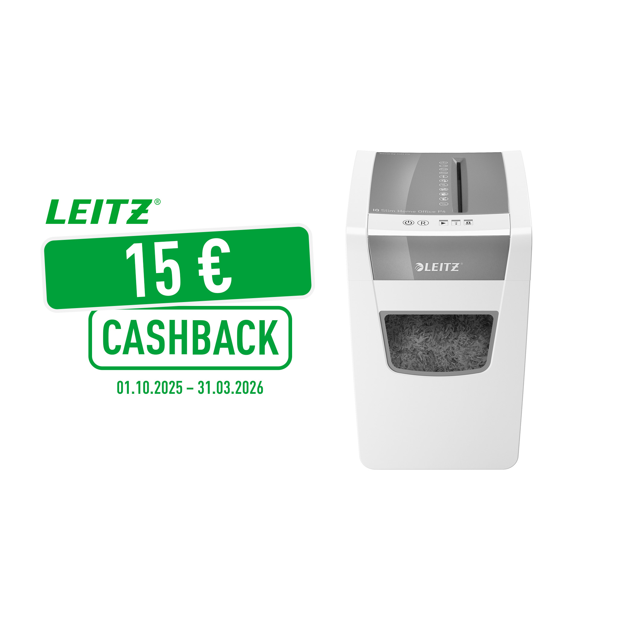 Aktenver. LEITZ 80980000 P4 4x28mm 23l Slim Office S weiss/grau