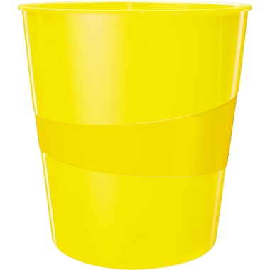 Papierkorb Leitz WOW 5278 15l gelb 