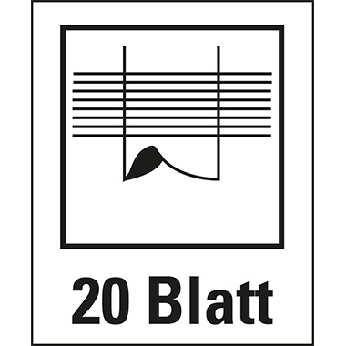 Locher Novus B220 schwarz bis 20 Blatt