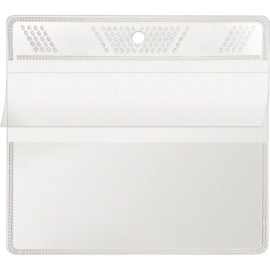 Sichttasche Veloflex 3307000 A7 quer 120 X 77 Mm, Mit Öse, Glasklar, Starke P
