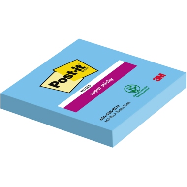 Haftnotiz Post-It 6546SEB 76x76mm blau