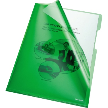 Sichthülle Bene 205000 A4 grün 