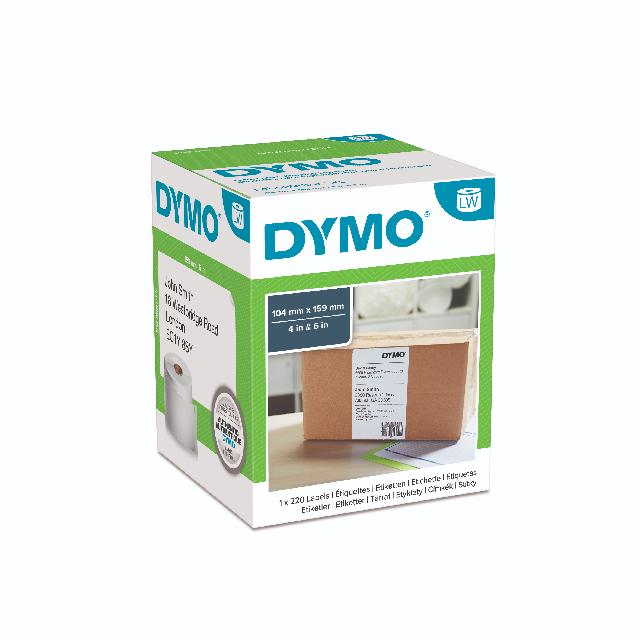 Etikett Dymo 104x159mm weiß 6 Rl.