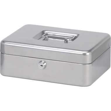 Geldkassette Maul 5611395 Gr.3 silber inkl. Schloss