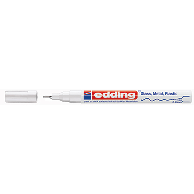 Lackmarker Edding 780 CR 0,8mm weiß Eativ Bereich, Anwendungsbereich Auf Dem