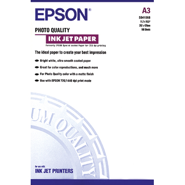 Inkjet Fotopap. Epson S041068 A3 102g 