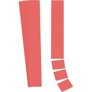 Einsteckkarten Ultradex 140505 rot 50x32mm