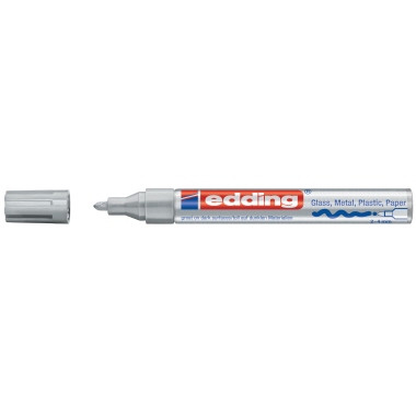 Lackmarker Edding 750 CR 2-4mm silber 