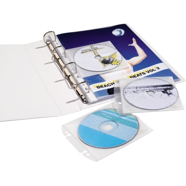 CD/DVD Hülle Durable 5223 Für 1 Cd, Mit 8cm Lochung