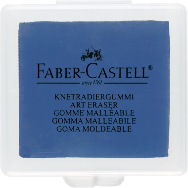 Knetgummiradierer Castell 127124 fbg. sort, pink, blau, hellblau