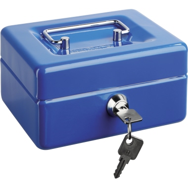 Geldkassette ALCO 150x120x75mm blau 