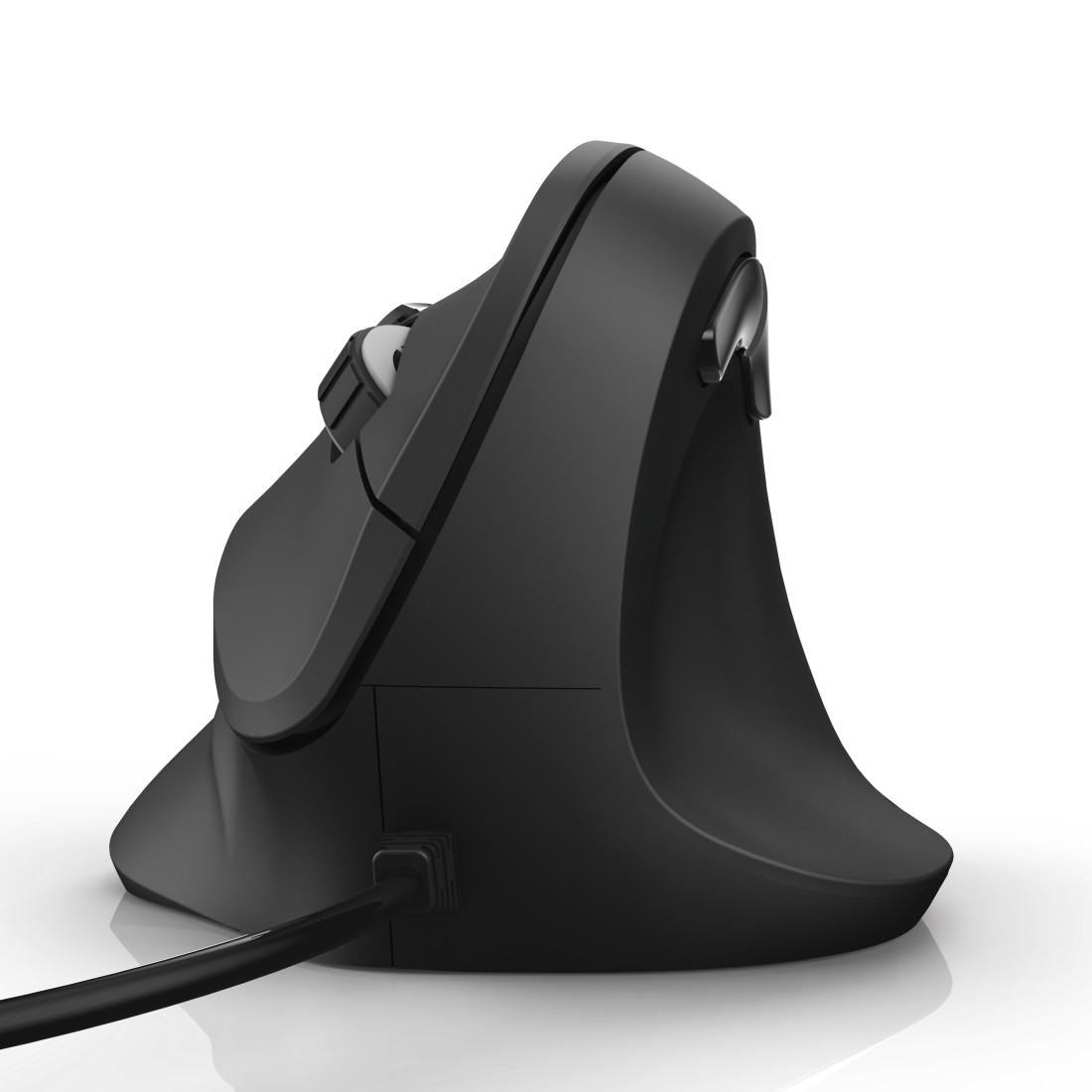 Mouse Hama Vertikal Ergonomisch schwarz Kabel