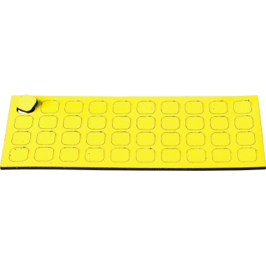 Magnetsymbole Ultradex 840315 zitrone Quadrat 9x9mm