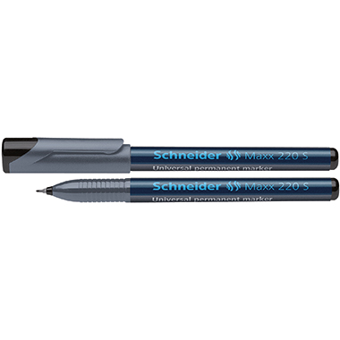 OHP-Marker Schneider MAXX 220 S schwarz permanent, 0,4mm