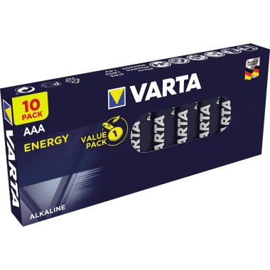 Batterie Varta Energy AAA LR03 1,5V Retail Box 10 Stück