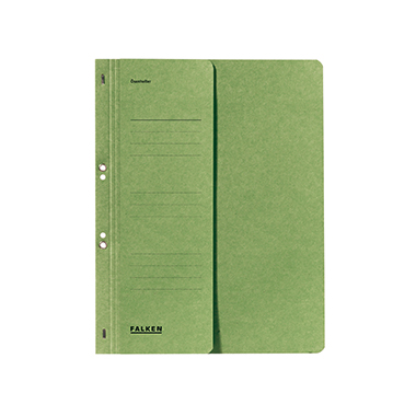 Ösenhefter Falken 80003858 A4 grün 250g/m², Recycling, Behördenheftung