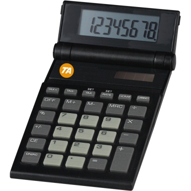 Taschenrechner Triumph-Adler L819 Schwarz, 8 Stellig, Solar