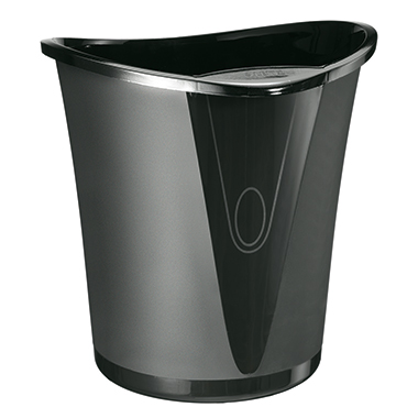 Papierkorb Leitz 5204 Allura 18l schwarz - 52040095