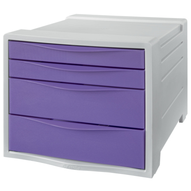 Schubladenbox Esselte 628458 4F lavendel 