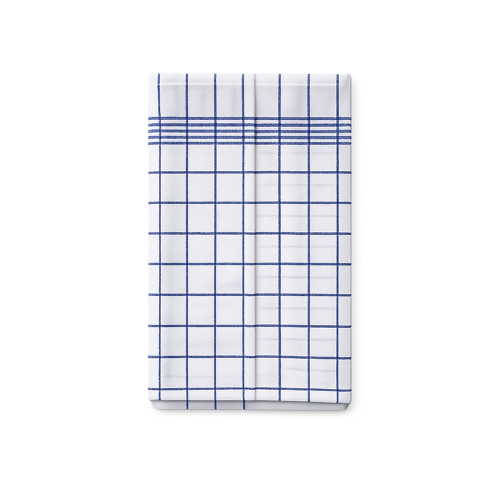 Geschirrhandtuch 50x70cm Halbleinen blau 200g/m²