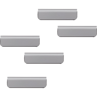Magnetclip Durafix 470523 60mm silber Selbstklebend, Zum Aufklappen