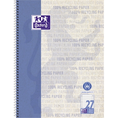 Collegeblock Oxford 400158972 A4+ lin liniert, Lin27, 80 Blatt, Recycling