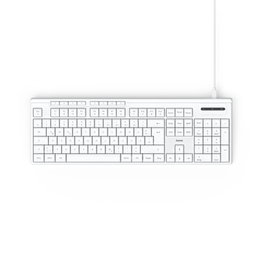 Tastatur Hama CK-200 weiß 00173053 USB-A