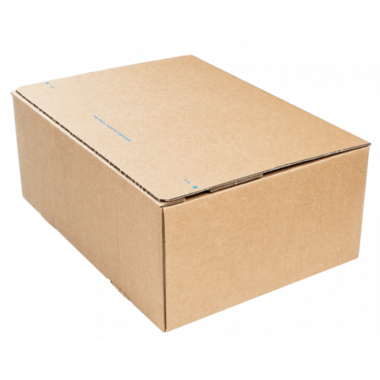Versandkarton Packfix 345x256x130mm braun haftklebend