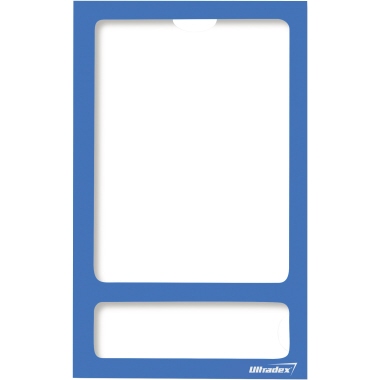 Fototasche Ultradex 8870 mit Rücken blau magnetisch, 70x113mm