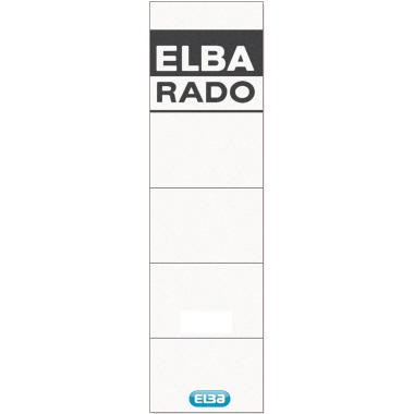 Rückenschild Elba 100420960 kurz/br weiß 0 Extra Kurz/breit Einsteck