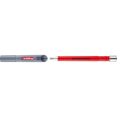 Zimmermannsbleistift edding 8890 HB rot 