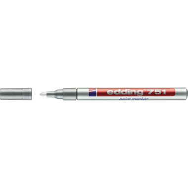 Lackmarker edding 751 silber 1-2mm 