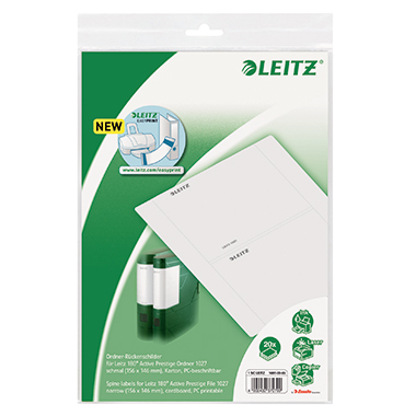 Rückenschild Leitz 1691 PC grau schmal, für Active Pro