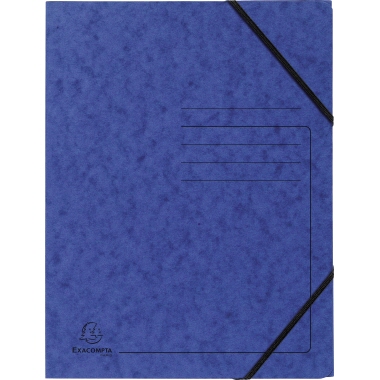 Eckspanner Exacompta 555412E A4 blau 