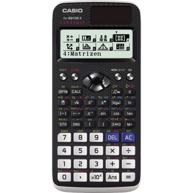 Schulrechner Casio FX991DEX schwarz 