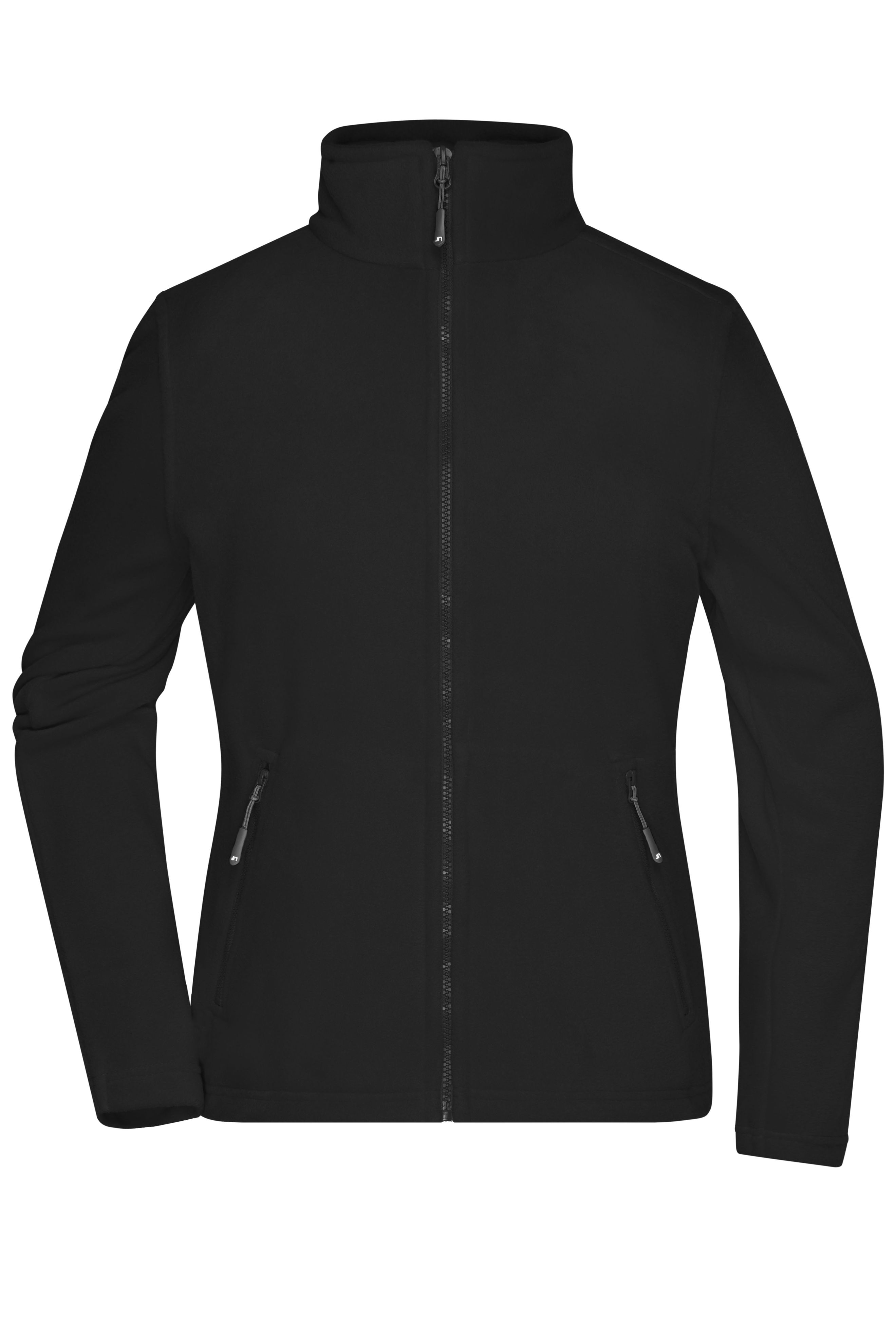Fleecejacke Daiber JN781 sw S Damen Fleecejacke mit Stehkragen