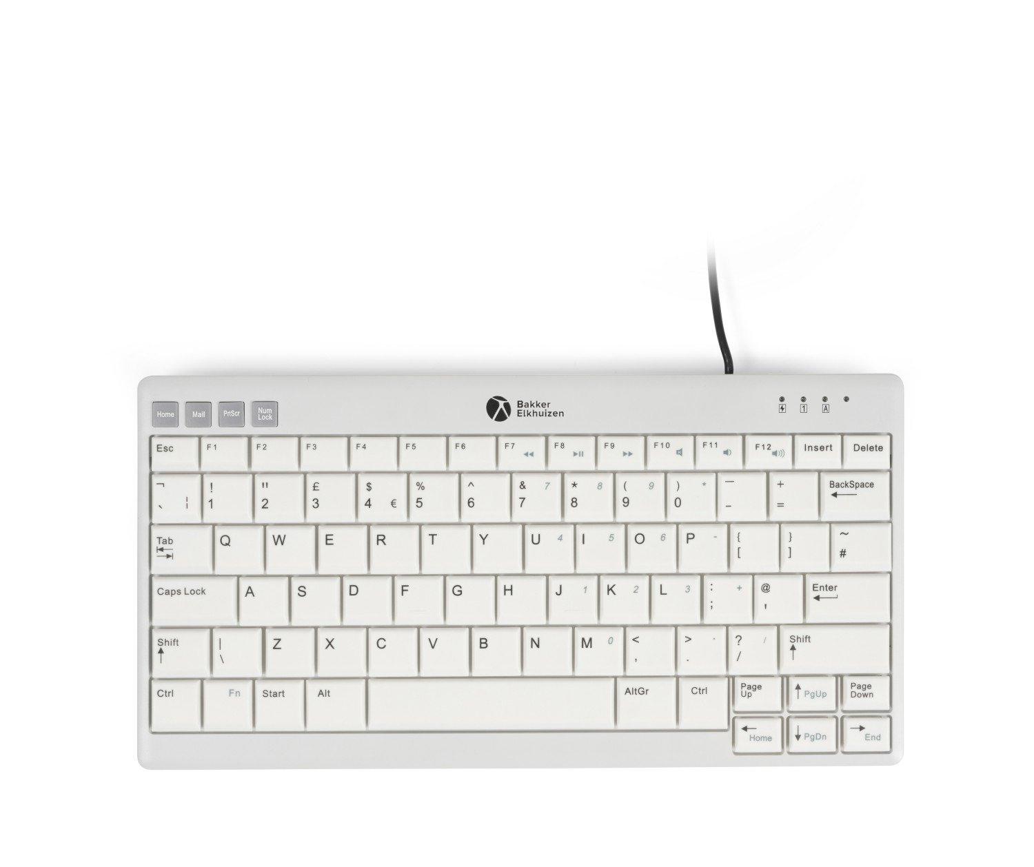 Tastatur Bakker E. BNEU950V2DE h.grau UltraBoard 950 V2