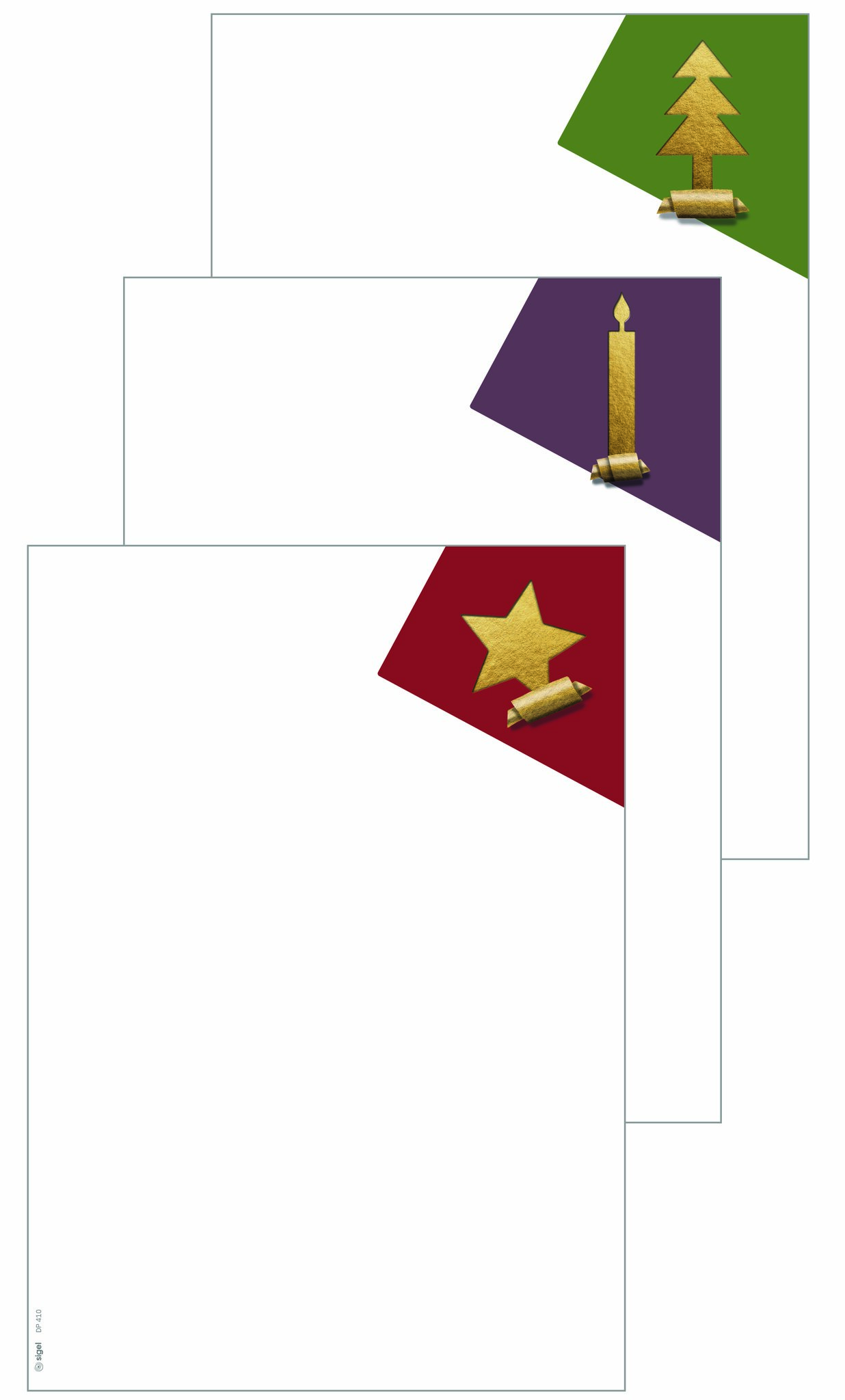 Motivpapier Sigel Weihnachten A4 90g 