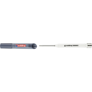 Tieflochmarker edding e-8880 graphit 1-3mm, Rundspitze