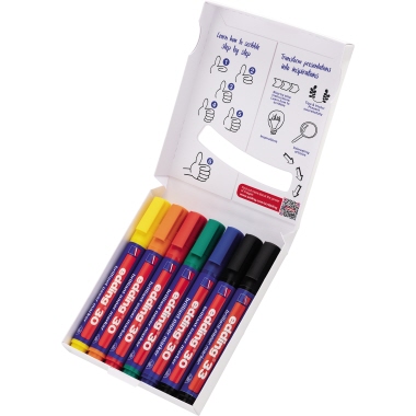 Flipchartmarker edding 30 colourful Kit 7 teilig sortiert