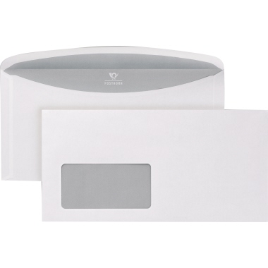 Kuvertierumschlag Velox 114x229cm mit Fenster nassklebend weiß 1.000 Stück