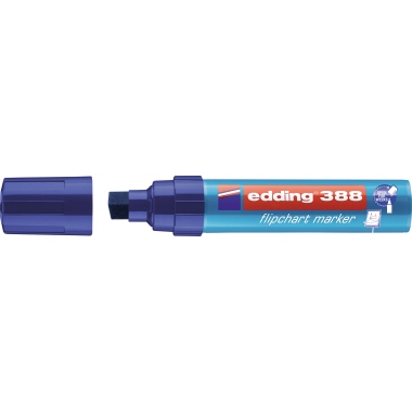 Flipchartmarker Edding 388 blau 4-12mm, Keilspitze