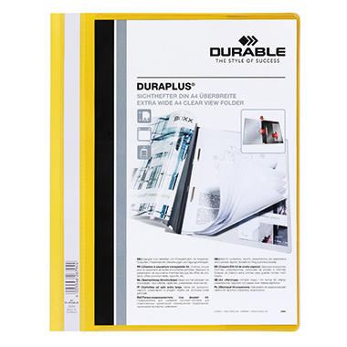 Angebotshefter DURABLE 2579 A4 Überbreit gelb 