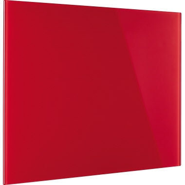 Glasboard magnetoplan 13403006 80x60cm Rot, Aus Esg-sicherheitsglas, Magnethaft